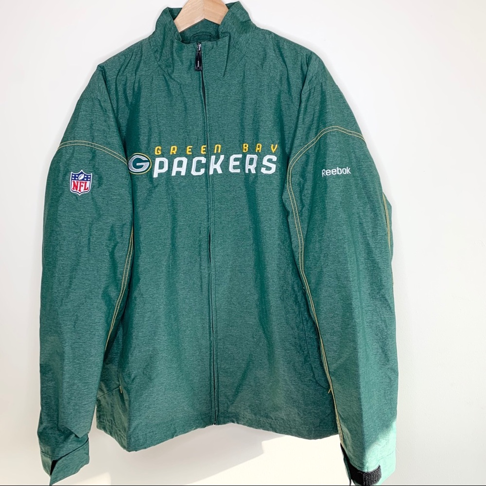 REEBOK On Field Green Bay PACKERS Football